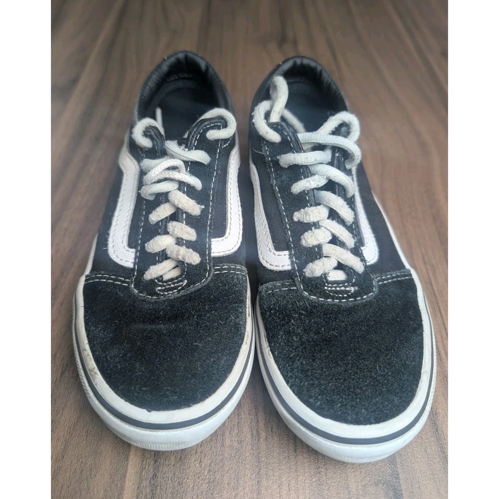 Vans Old Skool Black White Kids Youth Size 13.5 Classic Skate Shoes Sneakers